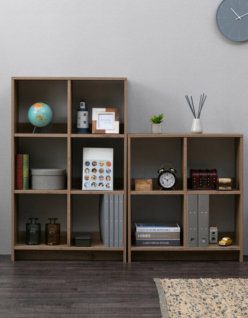 IRIS meubels, opbergplank, boekenkast, modulair, WOS--4, asbruin, W26,5 x D68,9 x H75,8 cm