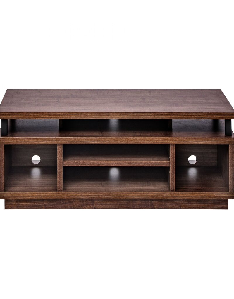 IRIS TV-standaard, TV-standaard, TV-bank, scherm tot 43 inch, OTS-100M, Brown, W38 x D100 x H41,5 cm