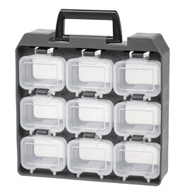 IRIS Storage case, Box, Organizer, Egg carton, UC-9, Gray, W7.3 x D27.8 x H28.5 cm