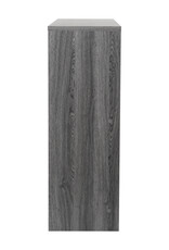 IRIS meubels, 4 opbergplanken, boekenkast, modulair, WOS-4, grijs eikenhout, W26,5 x D68,9 x H75,8 cm