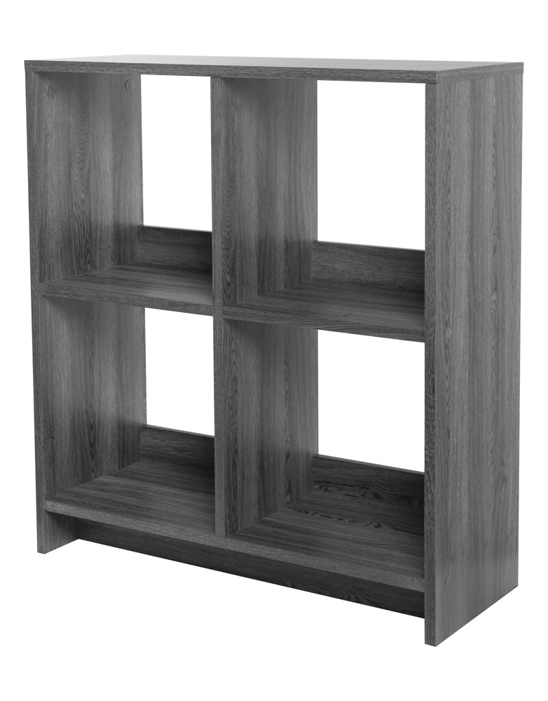 IRIS meubels, 4 opbergplanken, boekenkast, modulair, WOS-4, grijs eikenhout, W26,5 x D68,9 x H75,8 cm