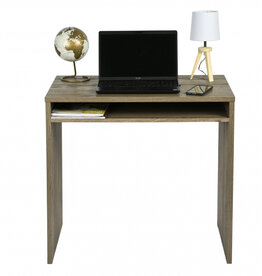IRIS Desk, Table, Computer computer, Workstation, Shelf, WDK-800, Ash Brown, W80 x D50 x H75 cm