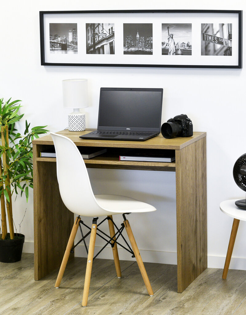 IRIS Bureau, Tafel, Computercomputer, Werkstation, Plank, WDK-800, Ash Brown, W80 x D50 x H75 cm