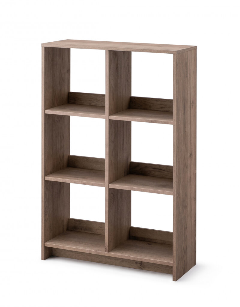IRIS #FS]Wood Open Shelf WOS-6 A.Br