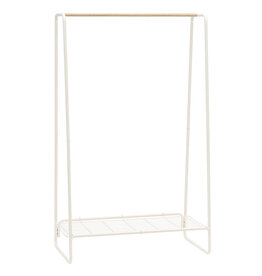 IRIS clothes rack, wardrobe, coat rack, PI-B5 W, white, W49.5 x D90 x H150 cm