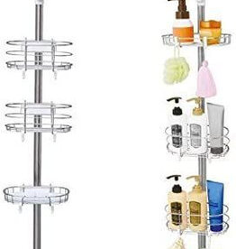 IRIS storage tower, plastic organizer, 4 drawers of 34 W, A4 size, WC-N604, silver, W41 x D60 x H82.5 cm