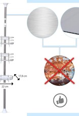 IRIS opslagtoren, plastic organizer, 4 lades van 34 W, A4-formaat, WC-N604, zilver, W41 x D60 x H82,5 cm