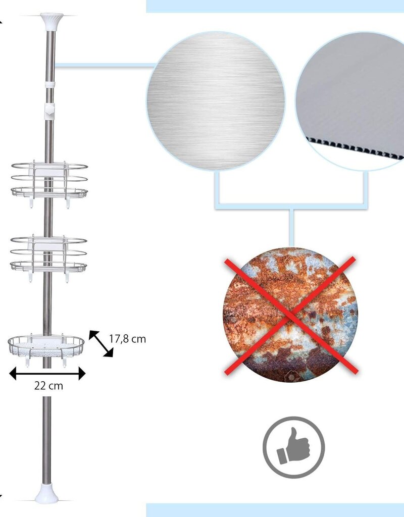 IRIS opslagtoren, plastic organizer, 4 lades van 34 W, A4-formaat, WC-N604, zilver, W41 x D60 x H82,5 cm