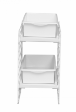 IRIS Slide Tray Rack UST-2V White