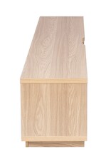 IRIS TV-standaard, TV-meubel, TV-bank, scherm tot 65 inch, OTS-150S, lichtbruin, W36 x D150 x H41,5 cm