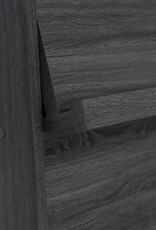 IRIS meubels, boekenkast, opbergplank met 2 deuren, CHR-2, grijs eik, W40,9 x D59 x H83,6 cm