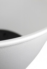 IRIS Round Plant Pot 450 White