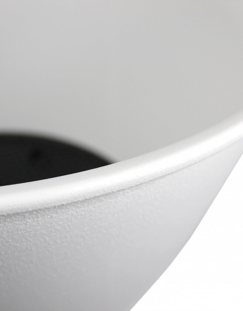 IRIS Round Plant Pot 450 White