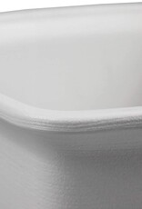 IRIS Square Plant Pot 300 White