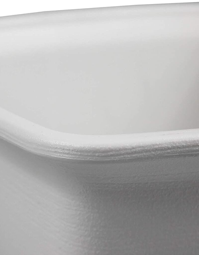 IRIS Square Plant Pot 300 White