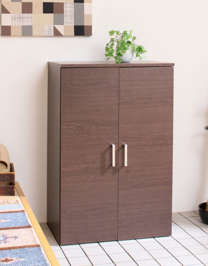 IRIS meubels, plank, kledingkast, schoenenorganizer, ongeveer 18 paren, SR-6035 - Bruin, W34,9 x D60 x H90 cm