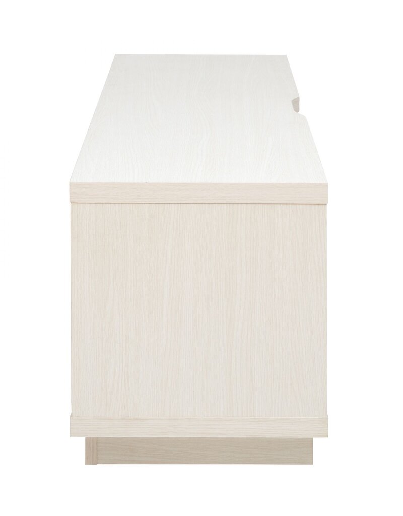 IRIS TV-meubel, TV-meubel, TV-bank, scherm tot 55 inch, OTS-125S, White Oak, W36 x D126 x H41,5 cm