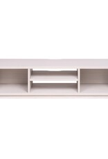 IRIS TV-meubel, TV-standaard, TV-bank, scherm tot 65 inch, OTS-150S, Witte Eikenhout, W36 x D150 x H41,5 cm