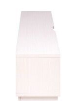 IRIS TV-meubel, TV-standaard, TV-bank, scherm tot 65 inch, OTS-150S, Witte Eikenhout, W36 x D150 x H41,5 cm