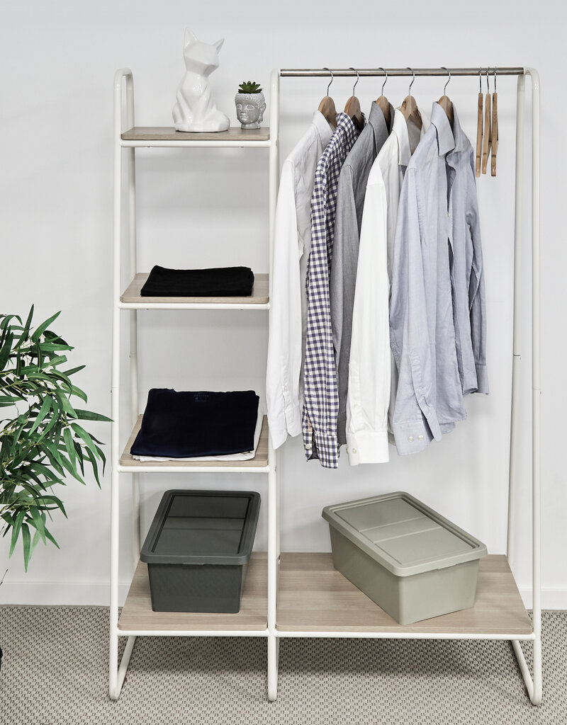 IRIS FS]Metal Garment Rack PI-B3 W