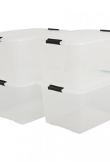 IRIS Top Box - 45 liters - set of 4 - TB-45 - Transparent