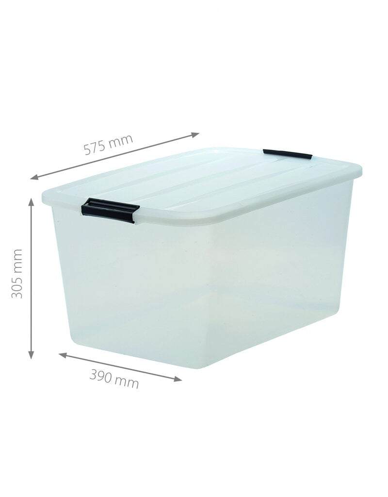 IRIS Top Box - 45 liter - set van 4 - TB-45 - Transparant