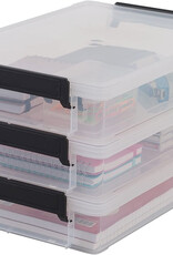 IRIS Little Large Box - A4 Format - set van 3- LLB-A4 - Transparant