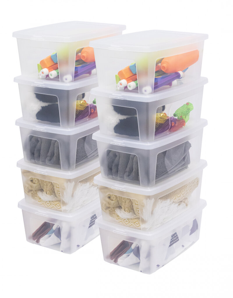 IRIS Modular Clear Box - 11 liter - set van 10 - MCB-11 - Transparant