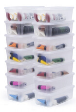 IRIS Modular Clear Box - 5 liters - set of 14 - MCB-5 - Transparent