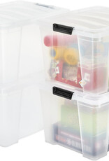 IRIS Handy Box- 30  liter - set van 4- HB-30 - Transparant