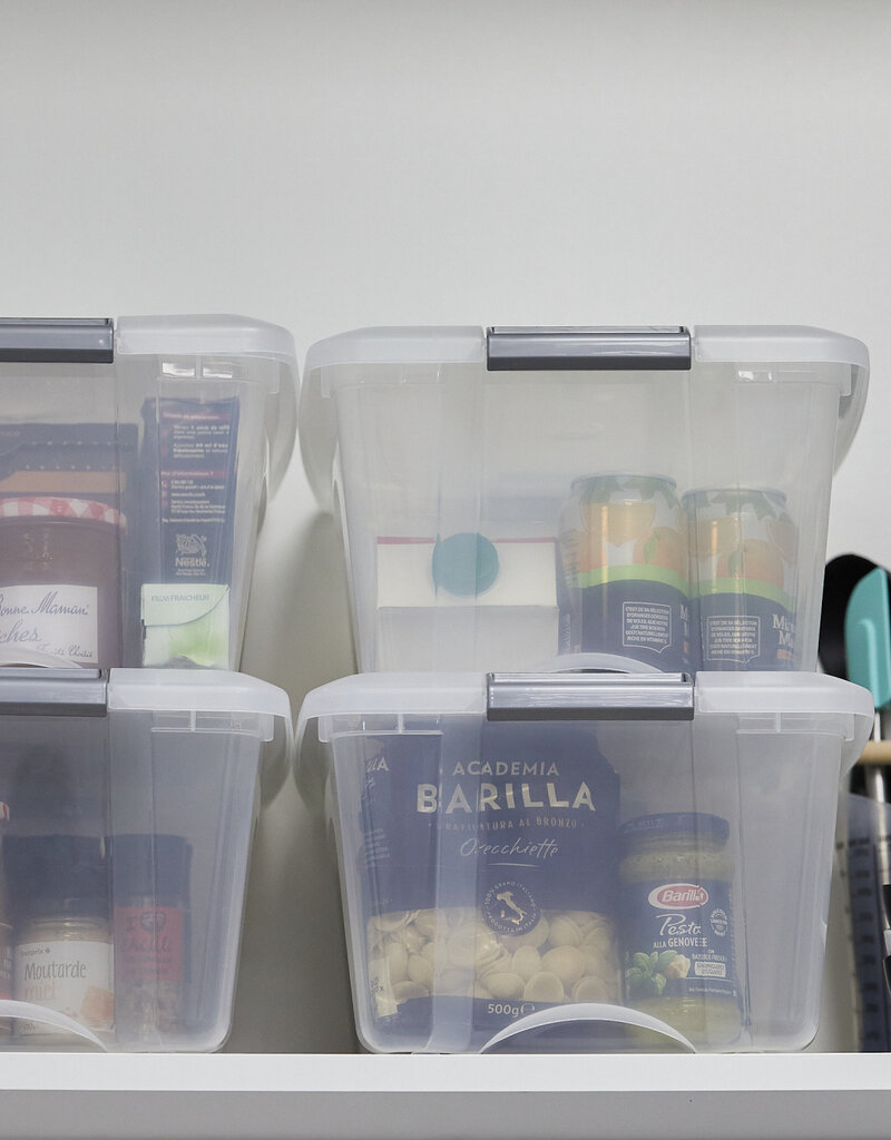 IRIS New Top Box - 15 liters - set of 4 - NTB-15 - Grey