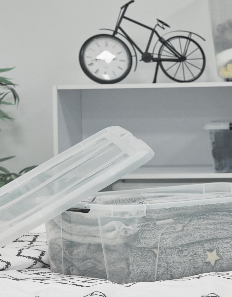 IRIS New Top Box - 30L - set of 3 - Transparent