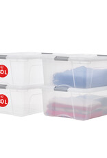 IRIS New Top Box - 30 liter - set van 4 - NTB-30 - Grey