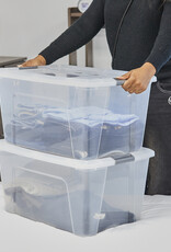 IRIS New Top Box - 45 liter - set van 4 - Transparant