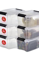 IRIS New Top Box - 5 liter - set van 6 - NTB-5 - Transparant