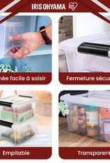 IRIS New Top Box - 5 liters - set of 6 - NTB-5 - Transparent