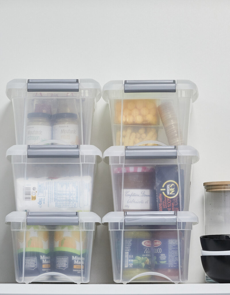 IRIS New Top Box - 5 liter - set van 6 - NTB-15 - Grey