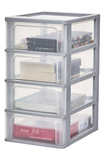IRIS Organizer Chest - 4 drawers - OCH-2004 - Grey