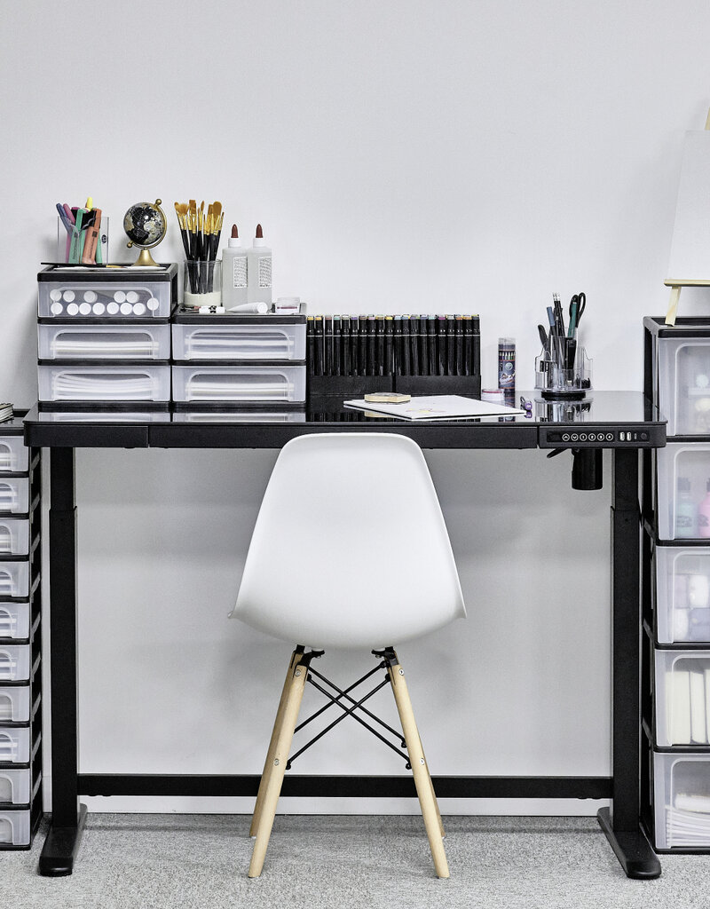 IRIS Organizer Chest - 4 lades - OCH-2004 - Black