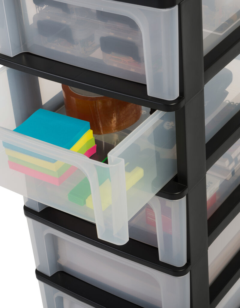 IRIS Organizer Chest - 4 drawers - OCH-2004 - Black