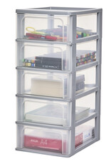 IRIS Design Organizer Chest - 5 lades - DDOCH-2005 - Grey