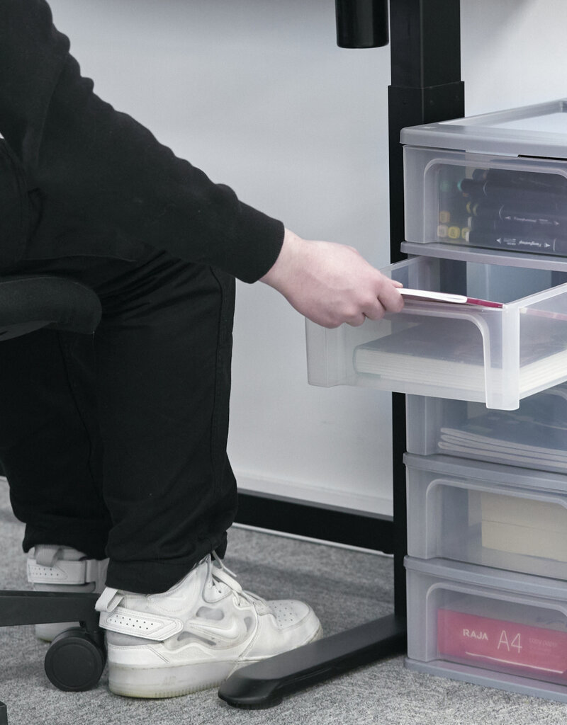 IRIS Design Organizer Chest - 5 drawers - DDOCH-2005 - Grey