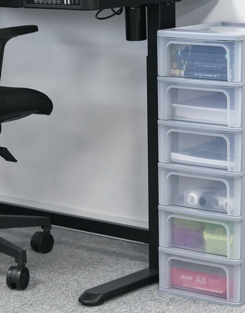 IRIS Organizer Chest - 6 drawers - OCH-2006 - Grey