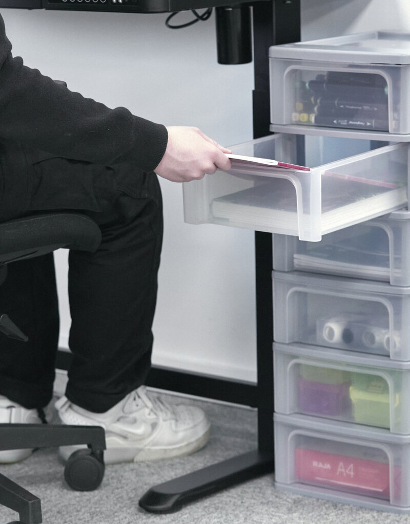 IRIS Organizer Chest - 6 drawers - OCH-2006 - Grey