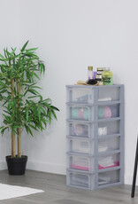 IRIS Organizer Chest - 6 drawers - OCH-2006 - Grey