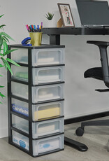 IRIS Organizer Chest - 6 drawers - OCH-2006 - Black