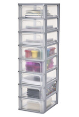 IRIS Organizer Chest - 8 lades - OCH-2008 - Grey