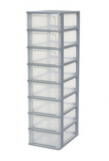 IRIS Organizer Chest - 8 lades - OCH-2008 - Grey