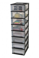 IRIS Organizer Chest - 8 drawers - OCH-2008 - Black