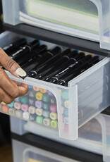 IRIS Organizer Chest - 8 drawers - OCH-2008 - Black